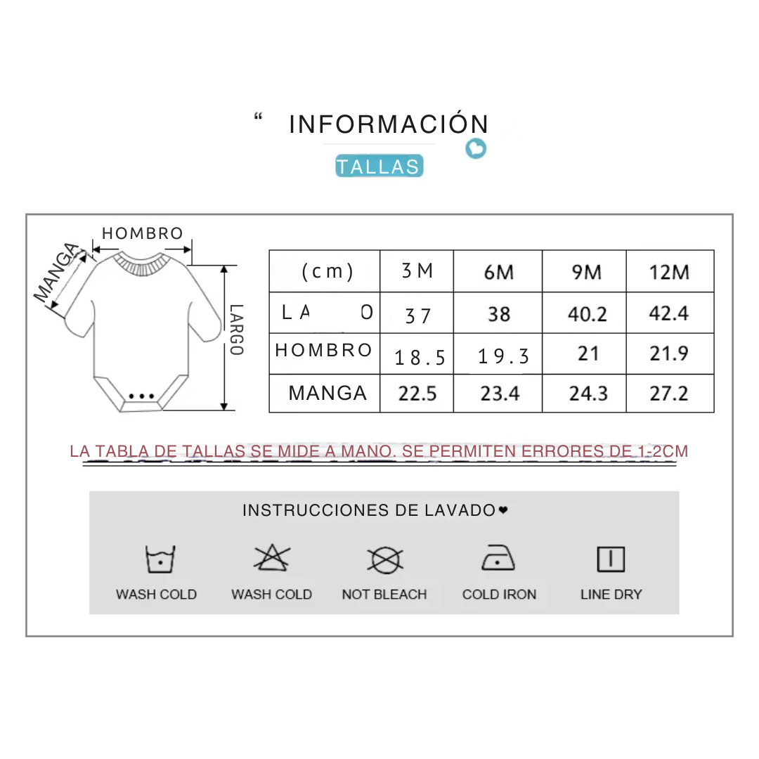 Kiddiezoom – Set de 3 Piezas Niño👶✨ Bodysuits de Manga Larga 100% Algodón con Estampados de Caricaturas