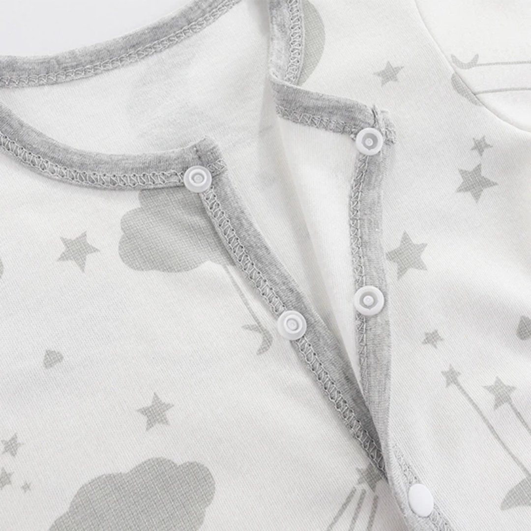 Enterizo bebé Unisex Algodón Manga Larga